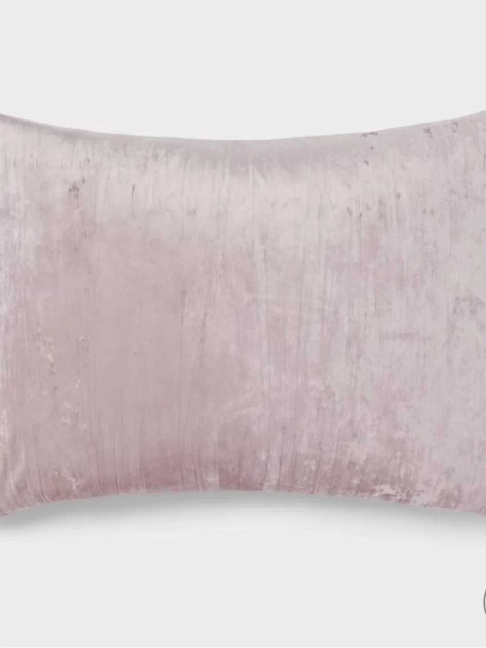 3 Piece Luxe Distressed Crinkle Velvet Comforter and Sham Set Mauve